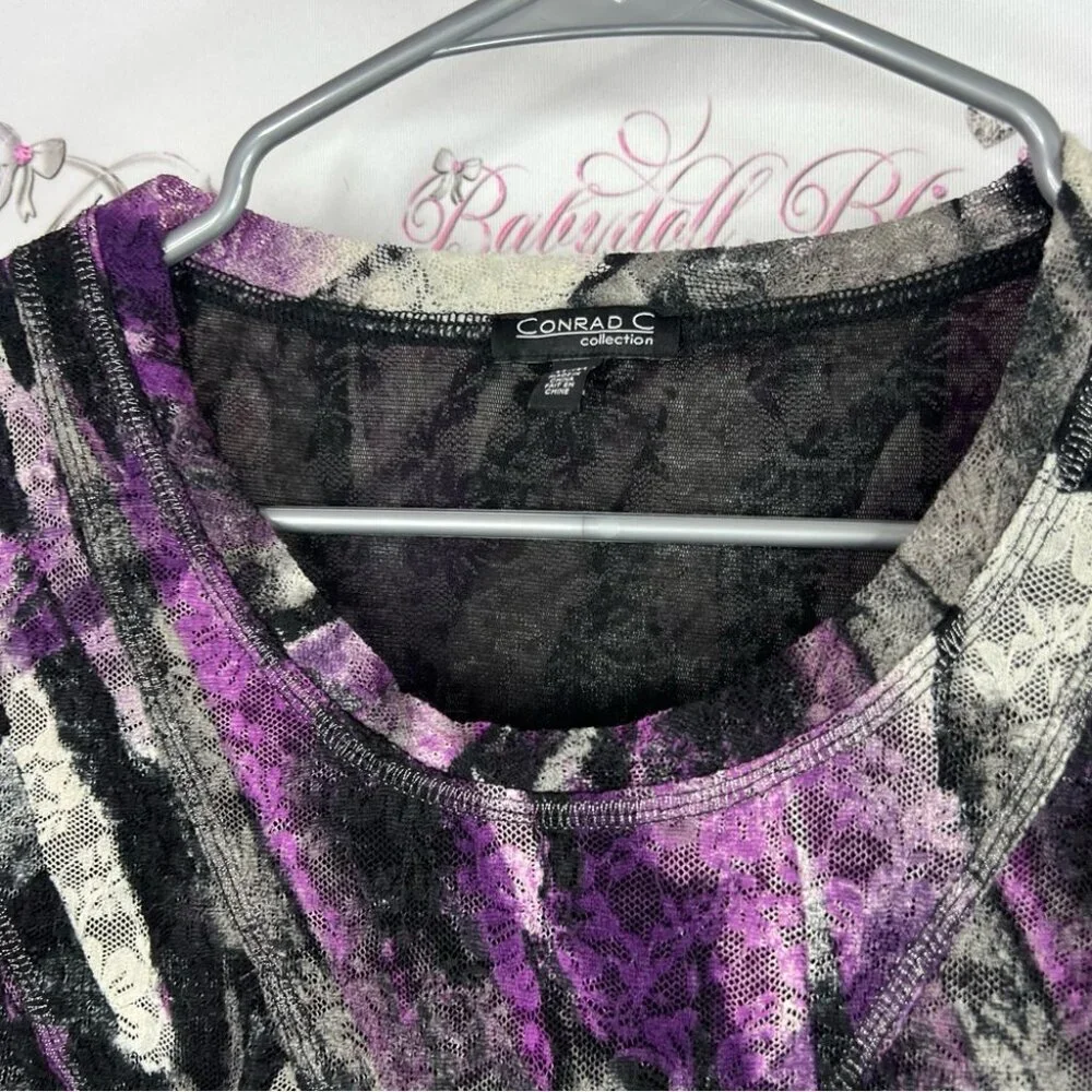 Conrad C collection shirt long sleeve Elegant Women's Multicolor Blouse